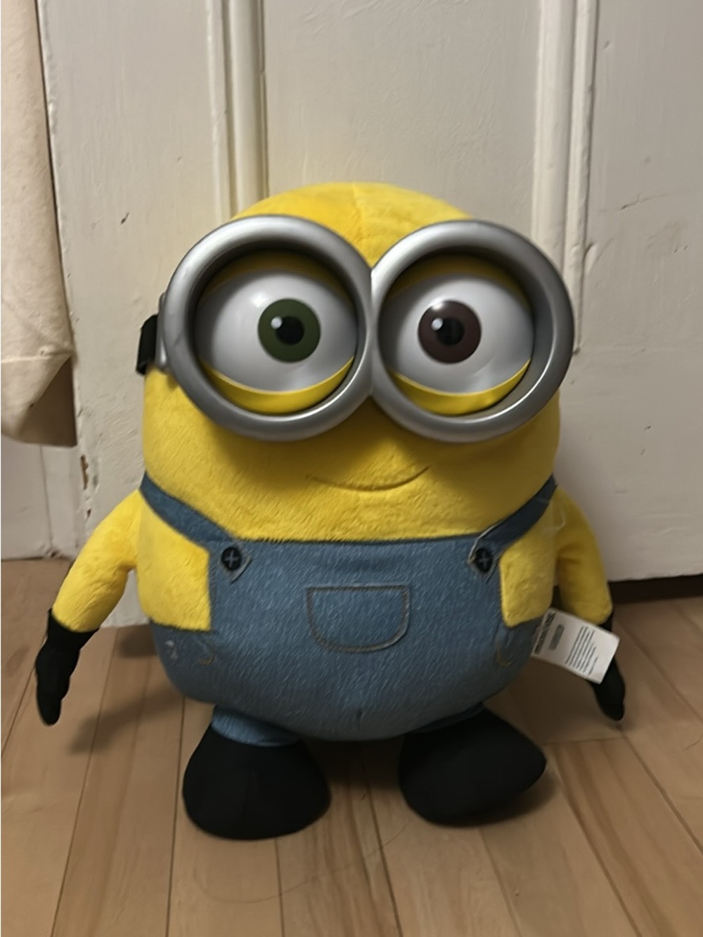 Bob the Minion Talking Plush with Denim Overalls